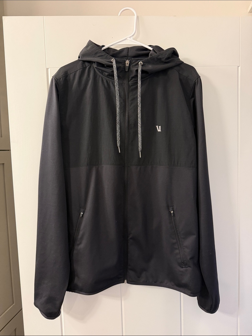 Vuori Black Men's Hooded Jacket